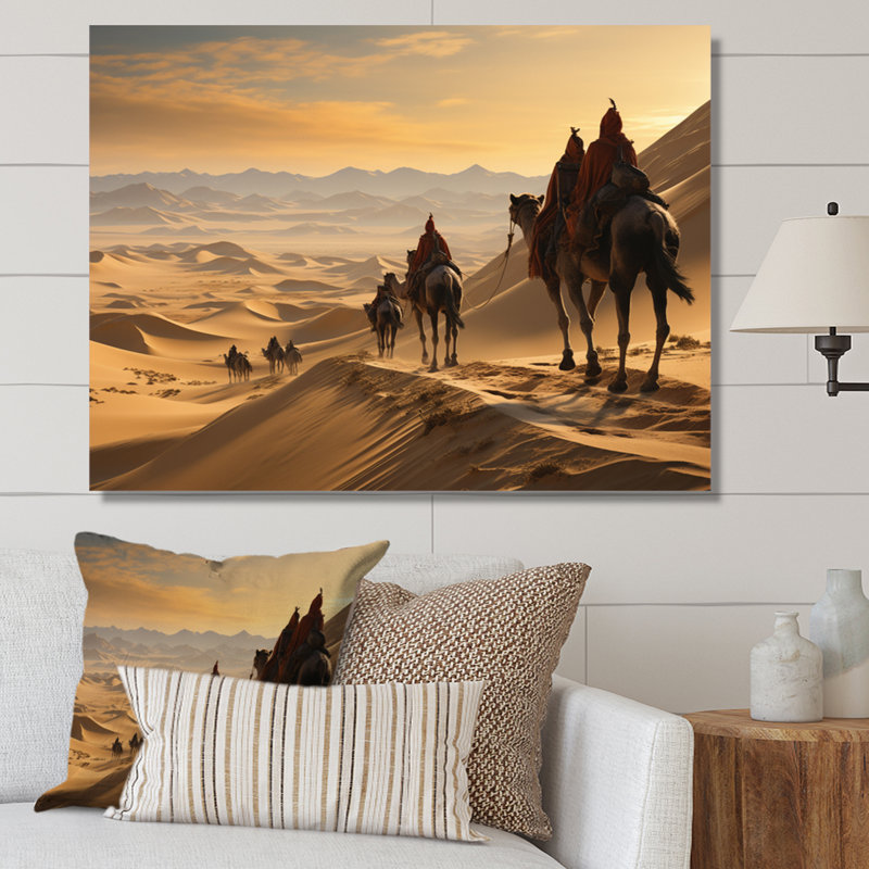 Asian Art Silk Road V, reproduction d'art sur toile, Toile tendue, H 24 po x l 32 po x P 1 po