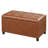 32" Faux Leather Storage Ottoman Bench With Tufted Top-1853077242