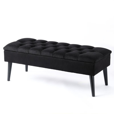 Thalassa Velvet Upholstered Storage Bench