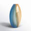 Carthage Handmade Glass Table Vase-230559388