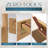 Apollo King Bed Frame With Headboard & Round Tapered Legs, Smart Tool-free Set-up Solid Wood Platform Bed Frame-1985306362-1985306353