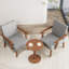 Chaise d'appoint en tissu Minimalist