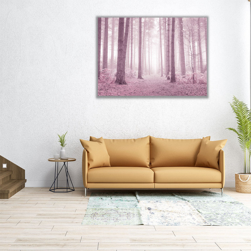 Misty Trees - Canvas Print Wall Art, 18" H x 24" W