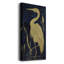 «Egret on Indigo II», reproduction d'art sur toile tendue-1646091202