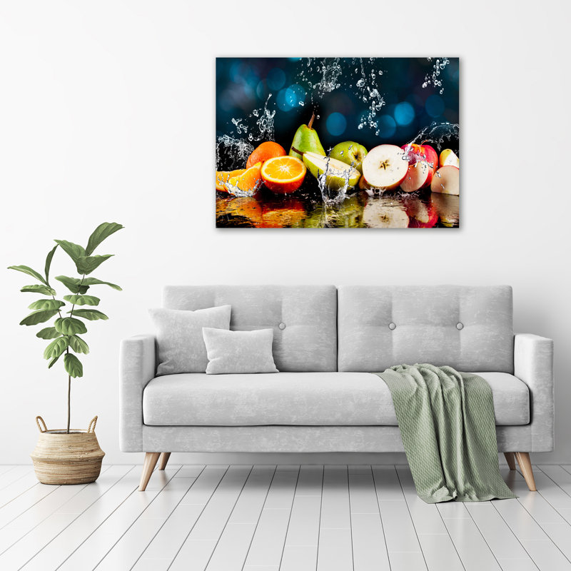 Fruit And Water - Wrapped Canvas Print