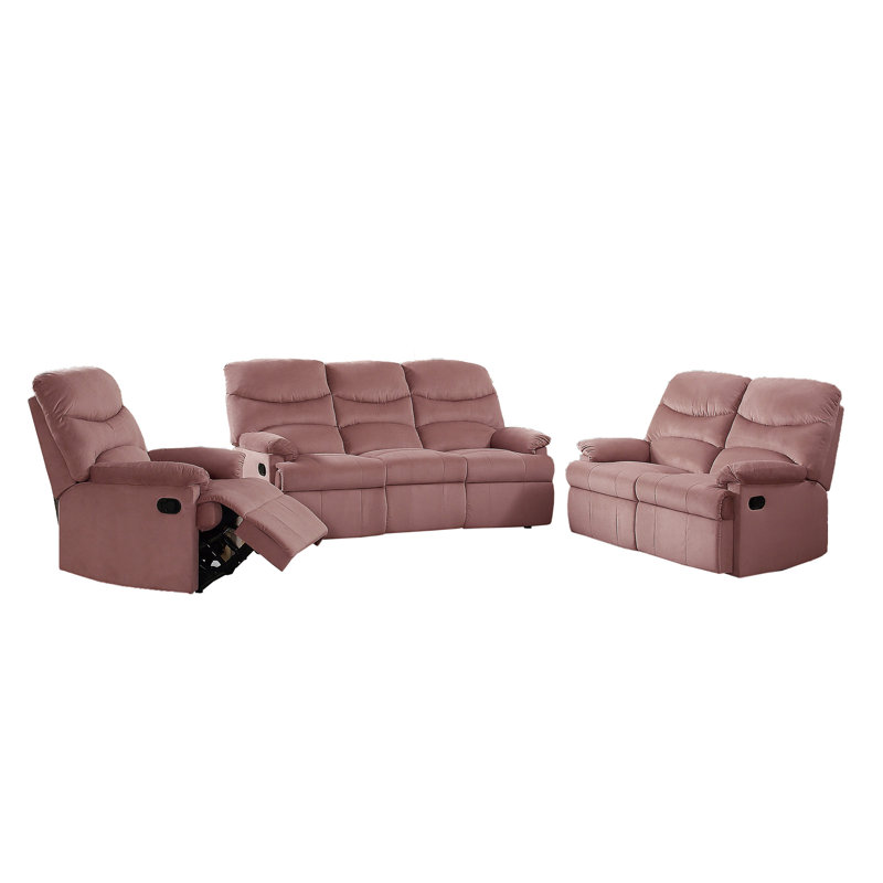 Recliner Sofa, Pink