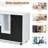 Krisi 90cm Wide 2 -Drawer Mobile File Cabinet