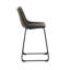 Upholstered Counter Stool with Metal Frame-93548732