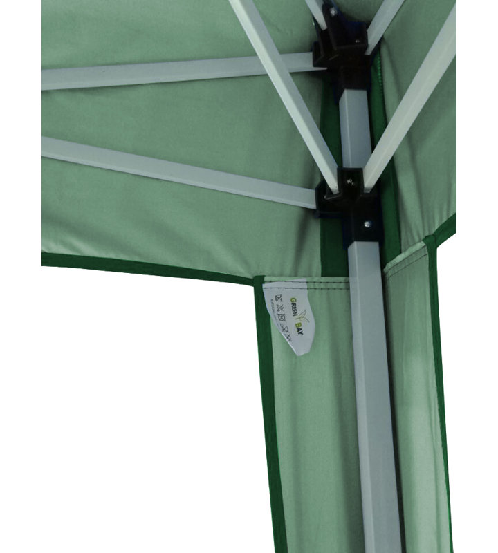 Adeen 3m x 3m Metal Pop-Up Gazebo, Green