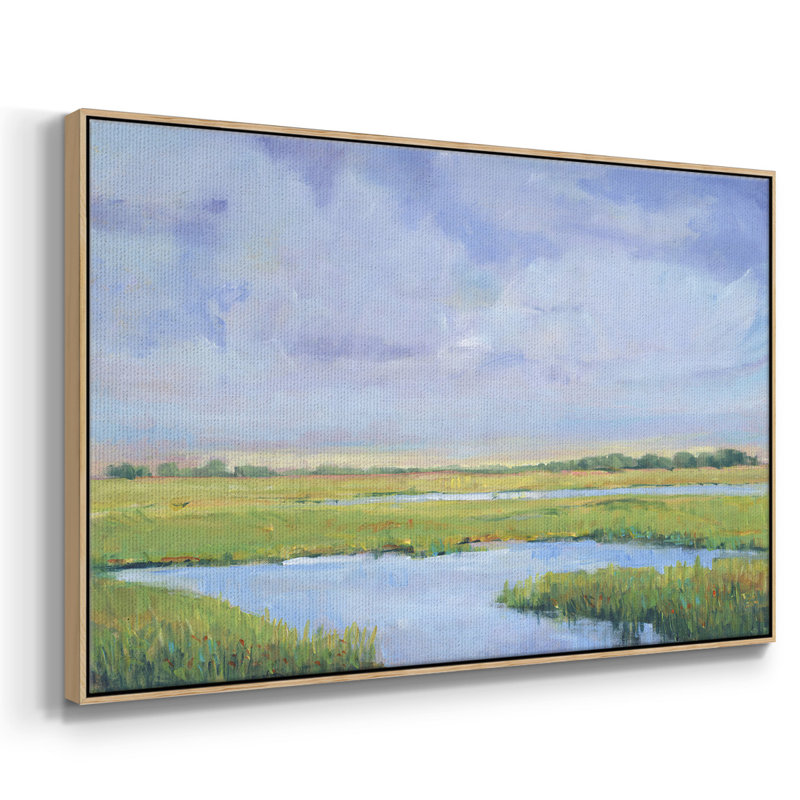 " Summer Marsh I ", Natural, 17" H x 25" W x 2" D