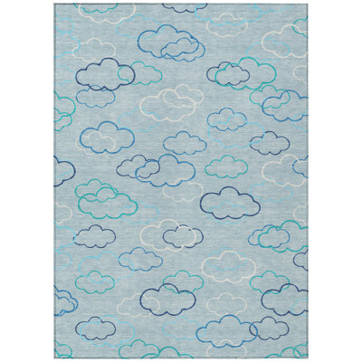 Machine Washable Indoor/Outdoor Chantille ACN2508 Kids Rug