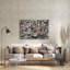  «Safari Camp Serengeti 3» par Coco Good, art mural en verre acrylique, 36 po x 24 po