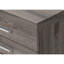 Classeur de bureau avec mobilité mobile, rangement, taupe, armoire moderne 3, mobile, stratifié taupe