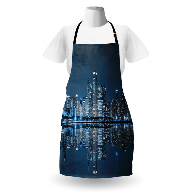 No Pattern Bib Apron