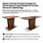 Extendable Dining Table with Modern Expandable Design, Space-Saving Rectangular Kitchen Table for Small Apartments, Home, Restaurant, Office