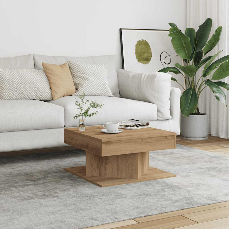 Goce Block Coffee Table, Artisan Oak