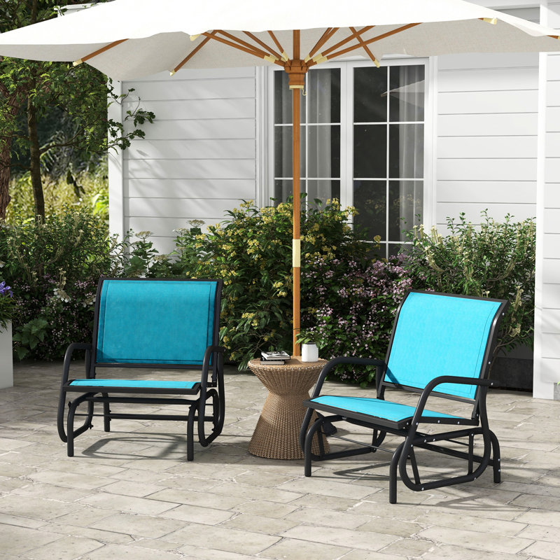 Chaise berçante confortable en maille