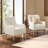 Mocca Upholstered Armchair