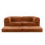 3 Seater Velvet Sofa Bed-1126551882