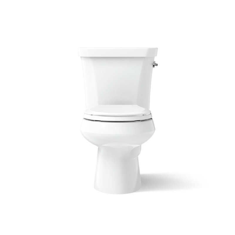 Wellworth™ 1.6 GPF Round Two-Piece Toilet (Seat Not Included), Right-Hand, White