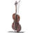 Handmade & Hand-Painted Metal Violin Statue Sculpture Décor Gifts For Music Lovers-1931893864