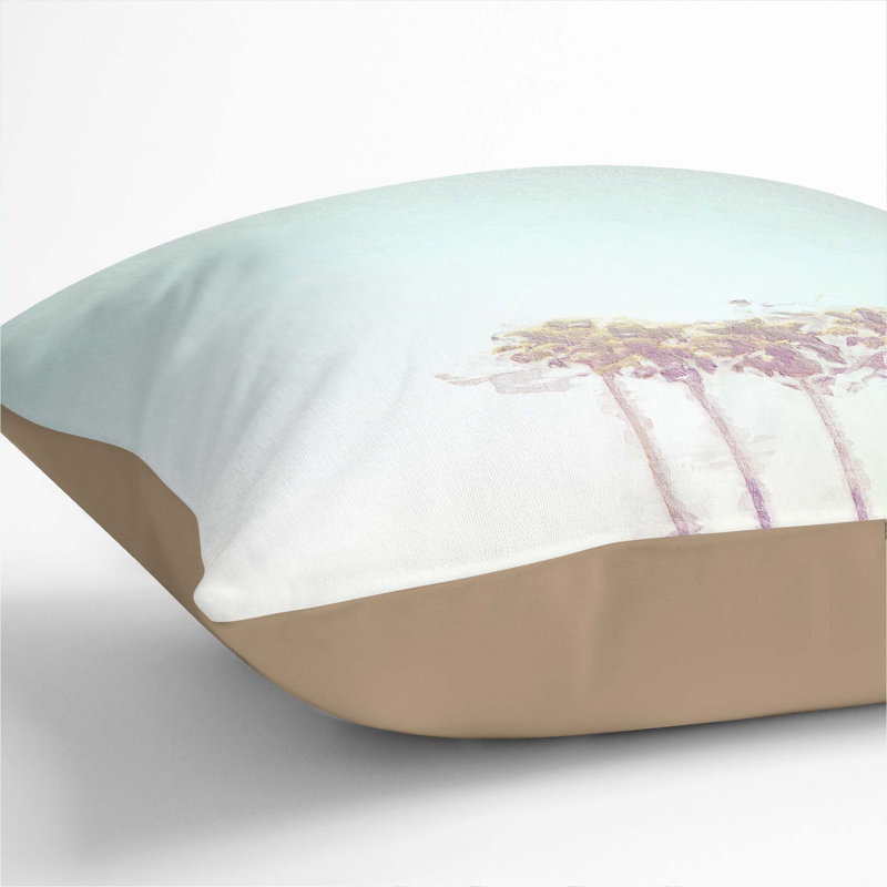 Square Throw Cushion, 40cm H x 40cm W x 15cm D, Stone