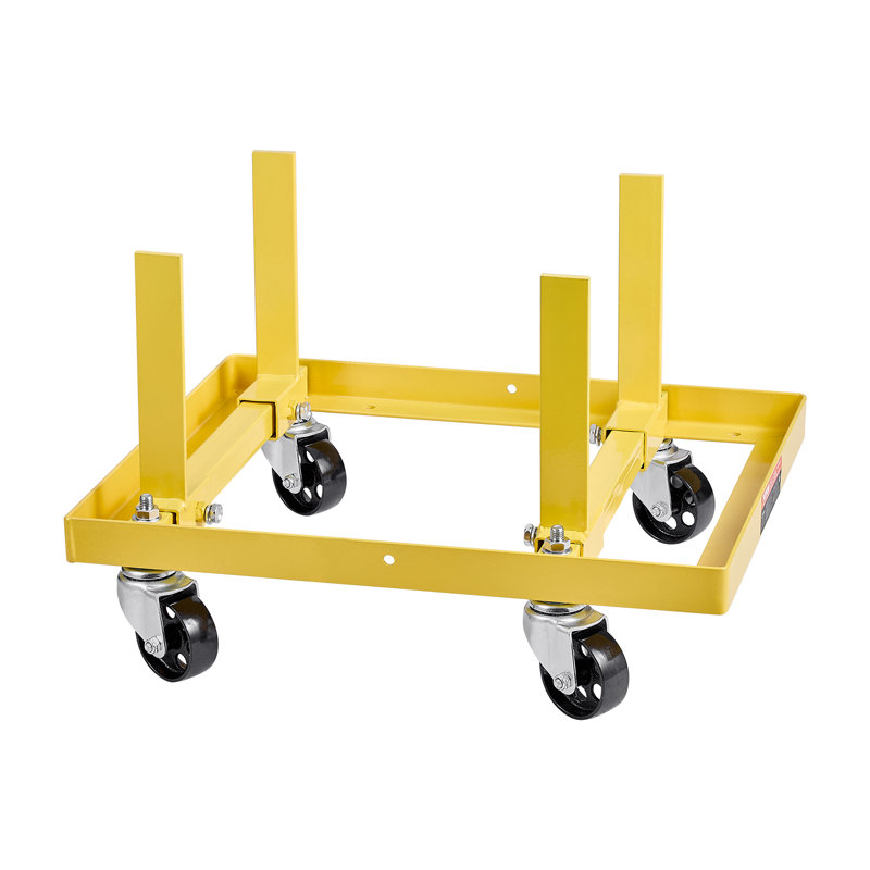 Support moteur avec chariot de levage réglable de 750 lb avec 4 roulettes en acier robuste