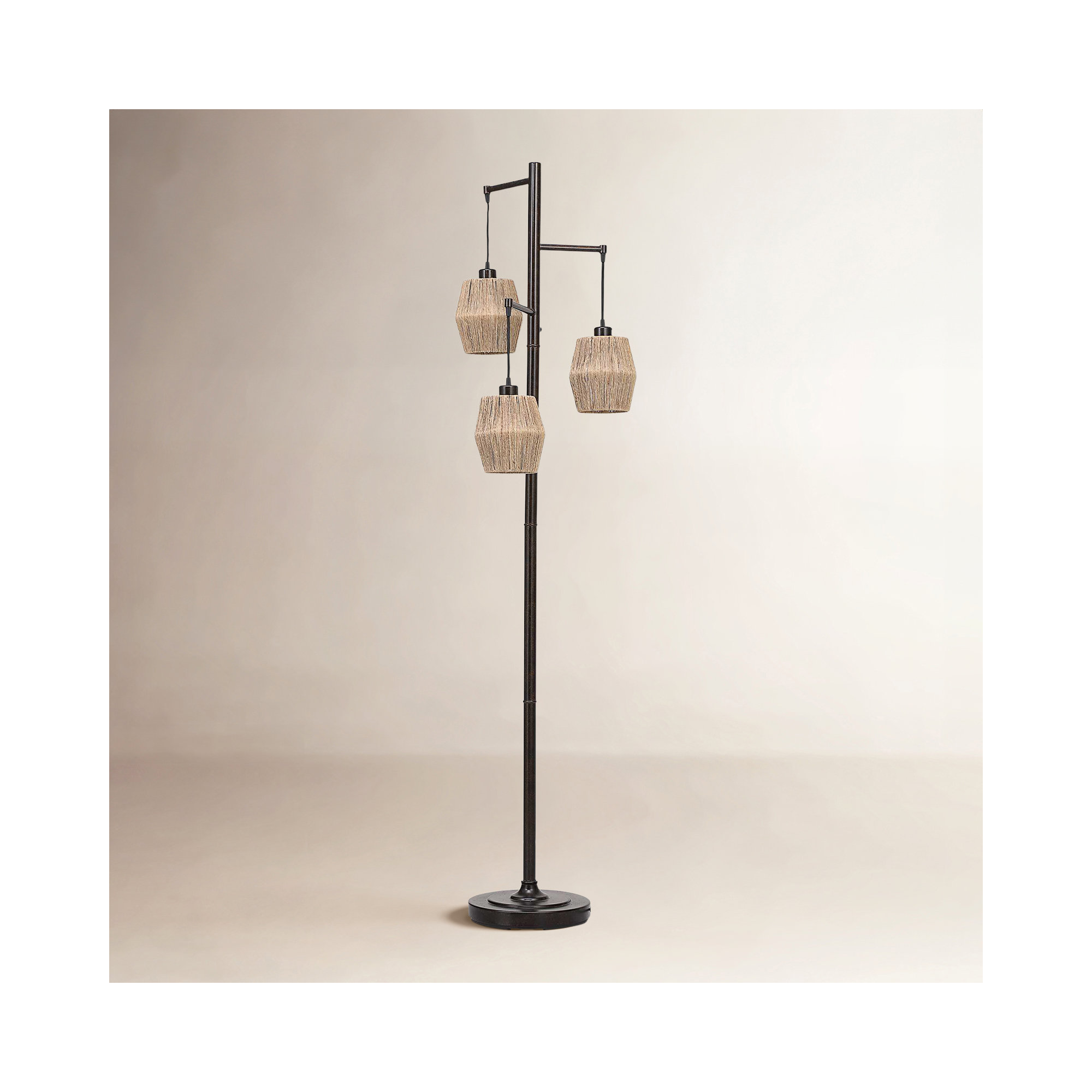 Boca 73'' Floor Lamp, Oil Rubbed Bronze