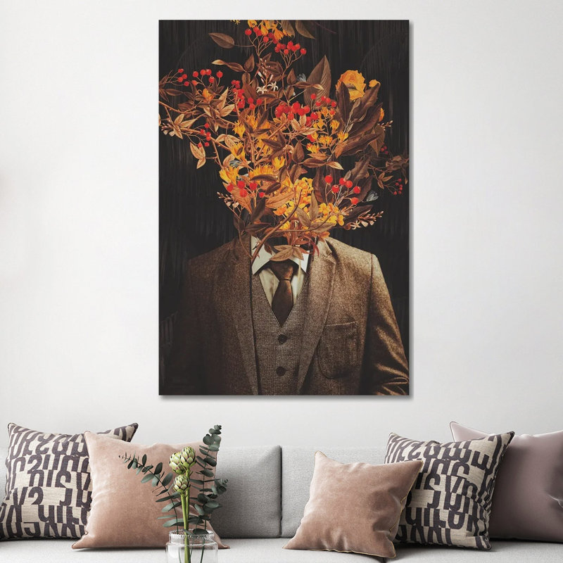 Vous devriez avoir été ici - reproduction d'art mural - toile tendue, H 60 po x l 40 po