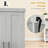 Kitchen Pantry Modern  Freestanding Cabinet Cupboard-1656933911