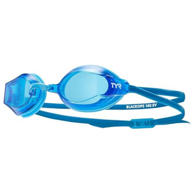 TYR Blackops 140 EV Racing Non Mirrored Swim Goggles Women's Fit, Blue/ Blue