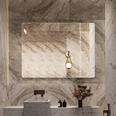 36x30 Inch Frameless Bathroom Mirror