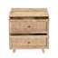 Shriya 55cm W Solid Wood Bedside Table