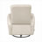 Single Seat Beige Finish Breathable Faux Leather Swivel Glider Recliner BEIMO for Living Room Movie Relaxation Luxury Style-1032600443