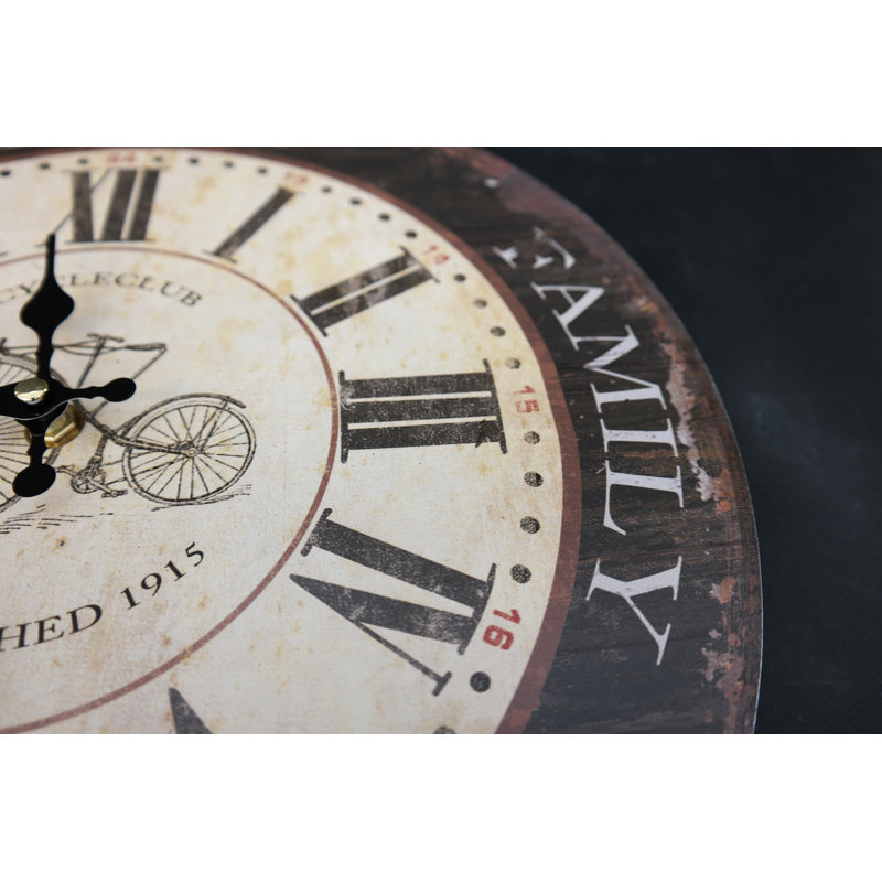 Fontinella Wood Wall Clock