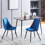 Benbrook Upholstered Kitchen Dining Side Chairs with Metal Legs for Living, Bedroom, Restaurant