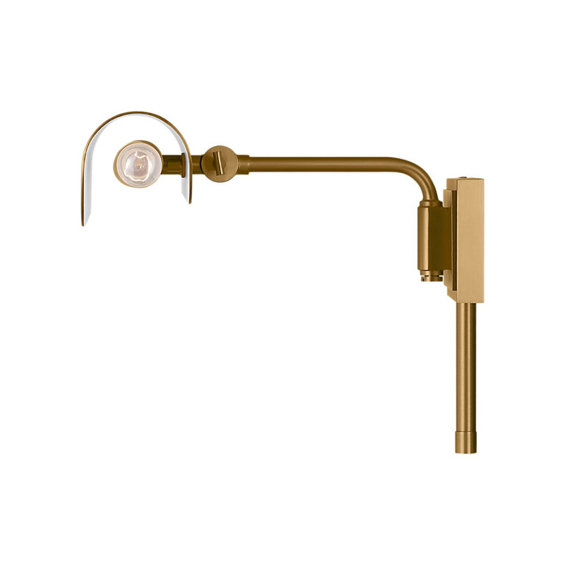 Hull Dimmable Picture Light, 7.75" H x 24" W x 9.13" D, Brushed Brass