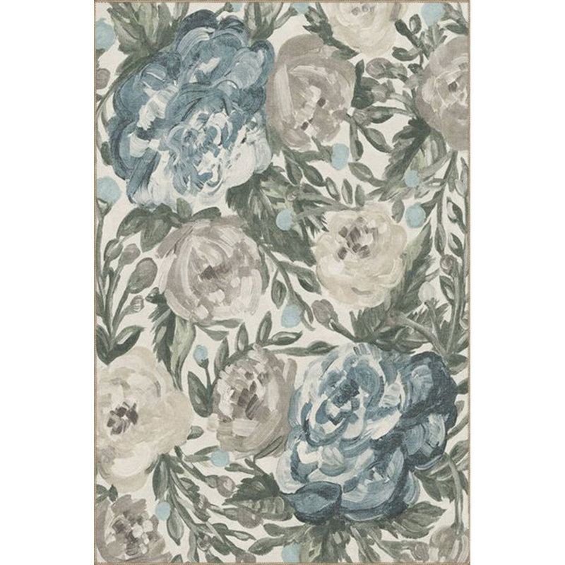 Tapis tissé multicolore et lavable, Sous-tapis rectangulaire 5 pi 1 po x 7 pi 7 po inc
