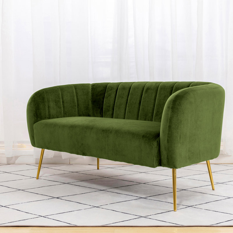 Leidah 2 Seater Velvet Sofa
