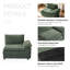 Chaise d'angle rembourrée Lauretta-130047839
