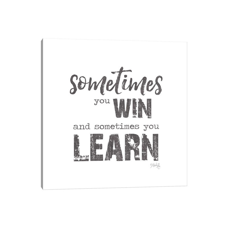 Sometimes You Win by Marla Rae - Wrapped Canvas Gallery-Wrapped Canvas Giclée, 30.48 cm H x 30.48 cm W