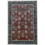 Sona Wool Oriental Area Rug in Red/Navy