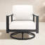 Chaise berçante d'extérieur en métal avec coussins Sunbrella® Townsend-1214588513-1256507664-1256507665