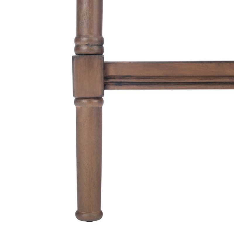 Table de bout avec rangement Antaun, Brun