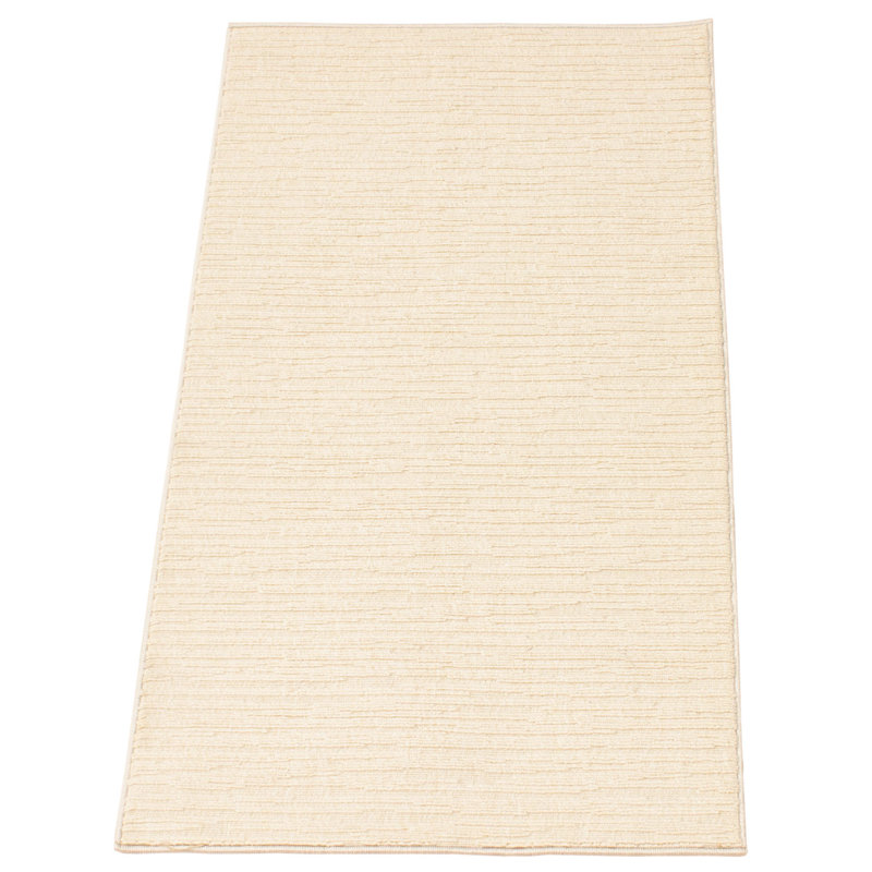 Tapis beige intérieur / extérieur, Rectangle 3 pi 11 po x 5 pi 7 po