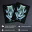 Frog Dark Luminescent Xray Effect Wall Art Print