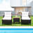 Joncarlos Acacia 4 - Person Patio Conversation Set with Cushions