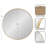 Anacleta Metal Round Mirror  Diameter-1121501348-1116417972