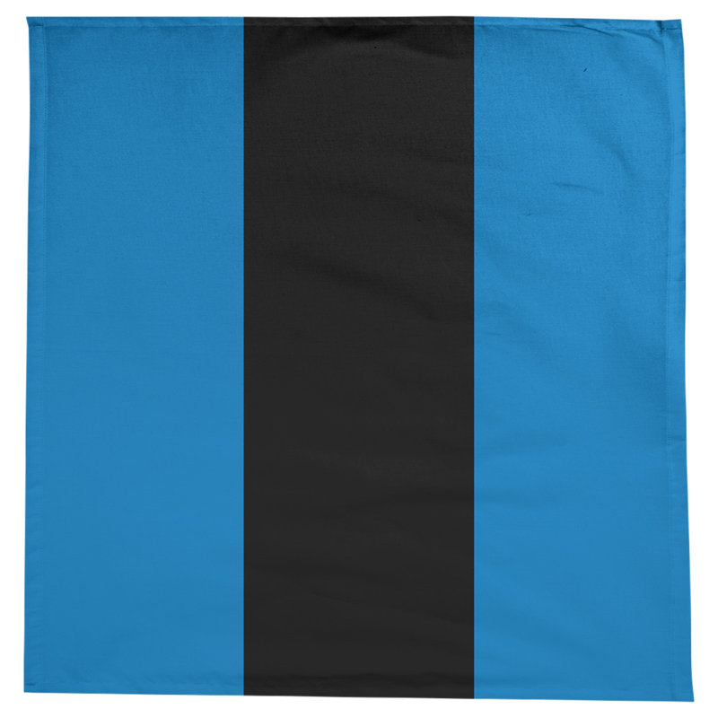 Nappe basket Orlando, Bleu / noir / bleu