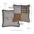 Dissay Ruffled Cotton Reversible Throw Pillow